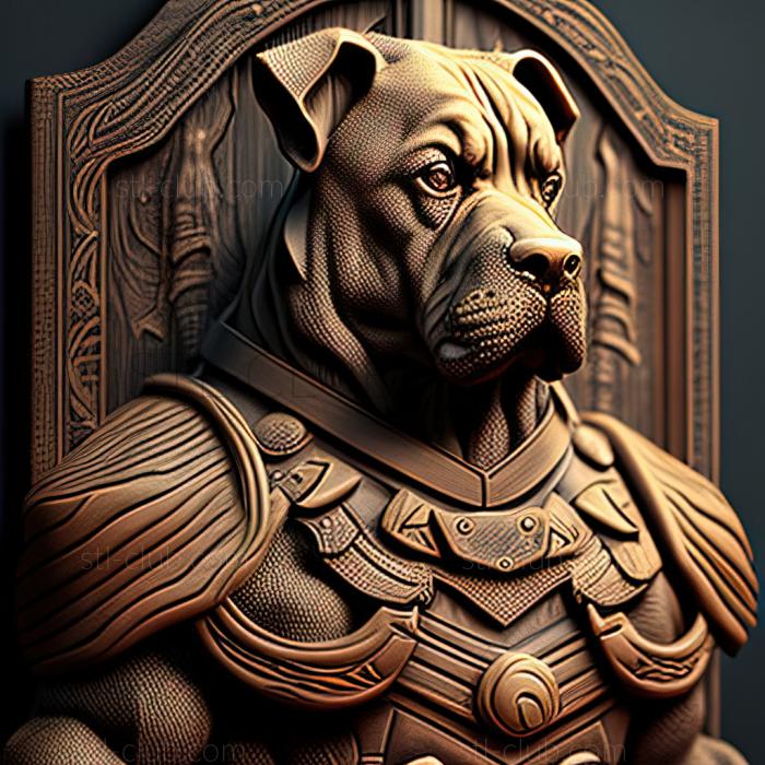 3D model st Tough guy famous animal (STL)